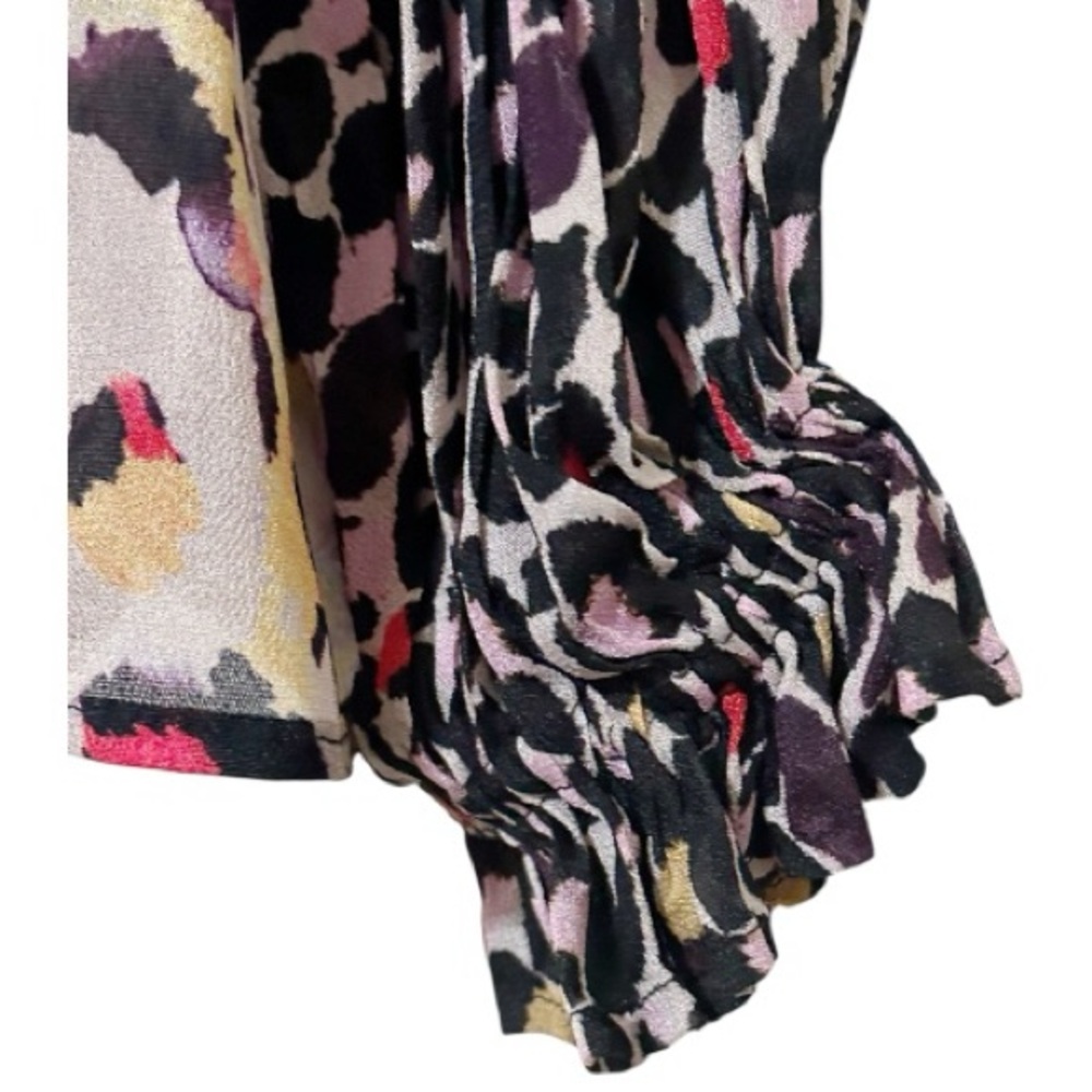 Stylish Multicolor Leopard Print Blouse - image 5